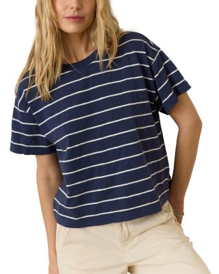 Marine Layer - Vintage Slub Crop Tee