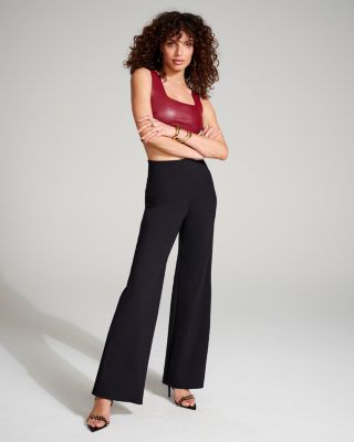 Neoprene Wide Leg Pants
