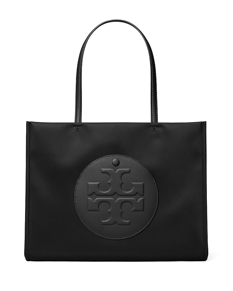 Tory Burch Rectangular Shape Tote Bag With 2 Handles In Black