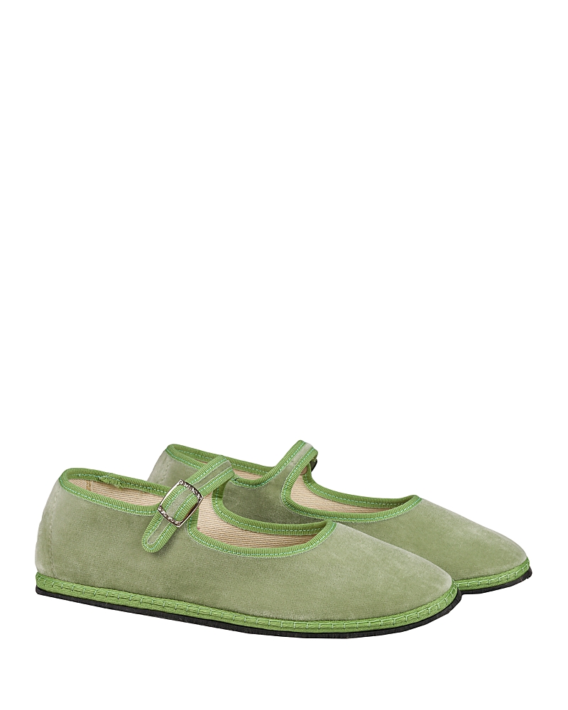 Vibi Venezia Women's Mary Jane Flats In Green
