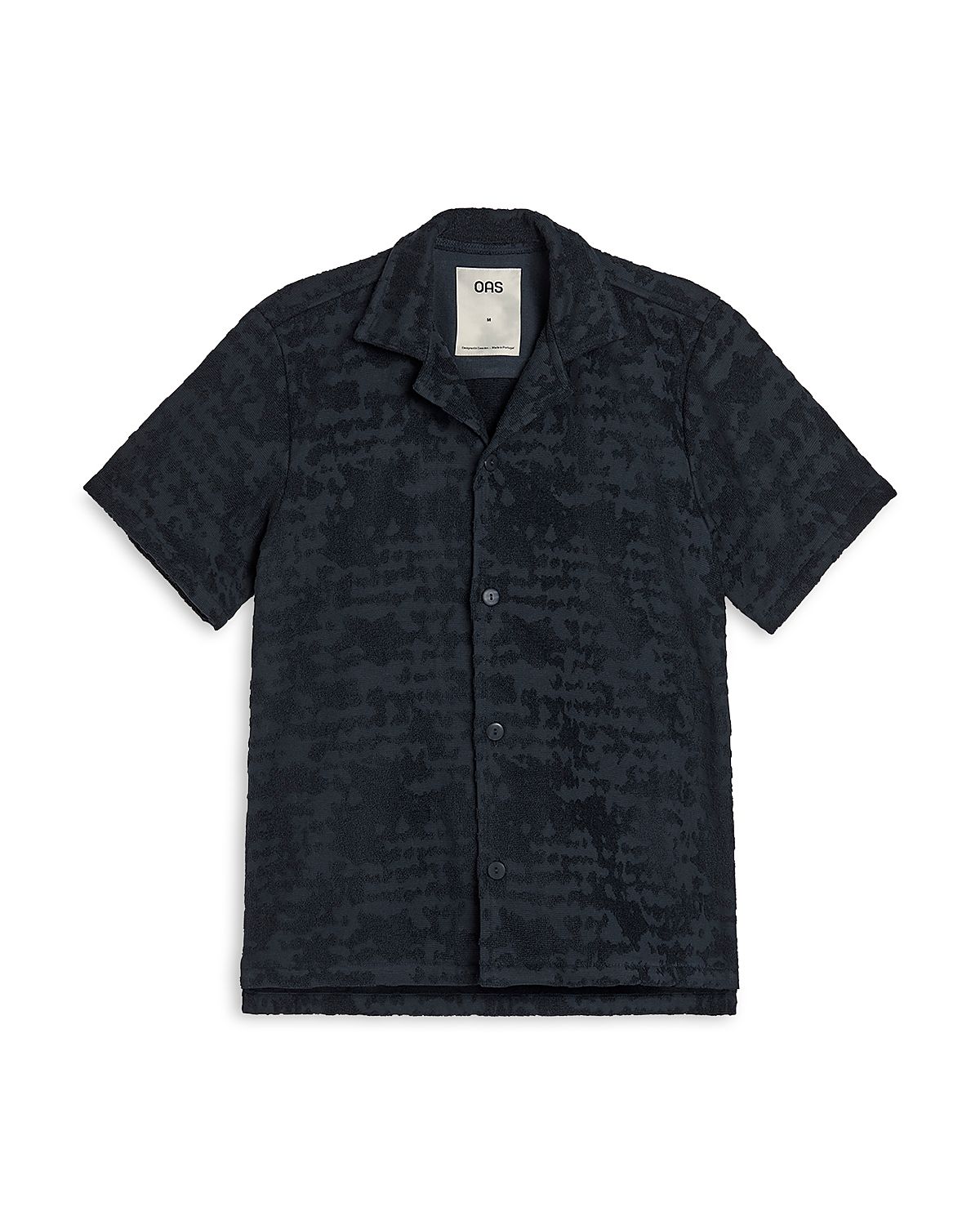 Oas Night Lagoon Terry Camp Shirt