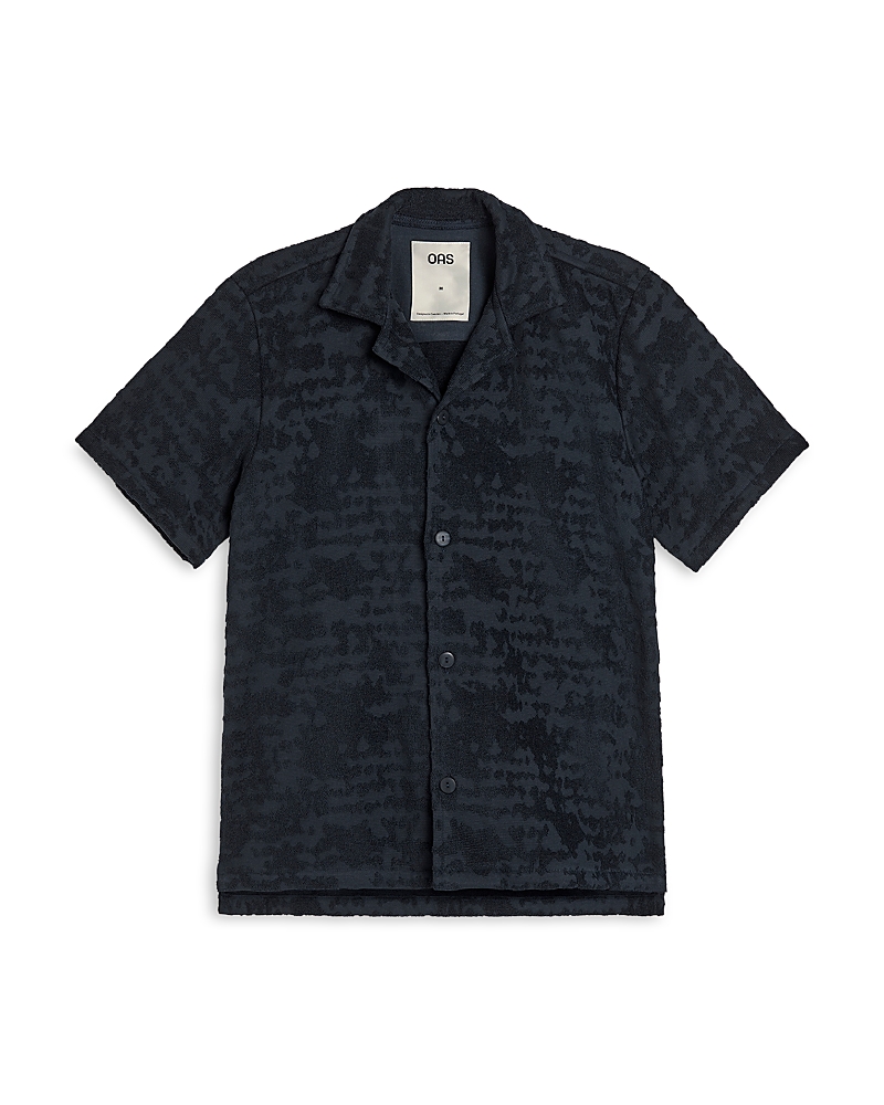 Oas Night Lagoon Terry Camp Shirt