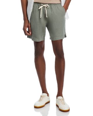 Alex Crane - Bo Slim Fit 6.75" Linen Shorts