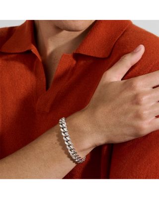 Curb Chain Bracelet in Sterling Silver