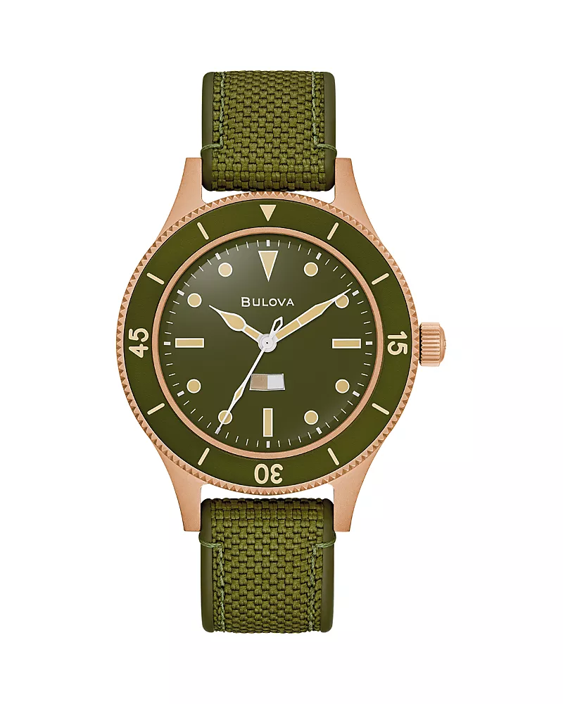 Bulova Mil-Ships Bronze Watch, 41mm