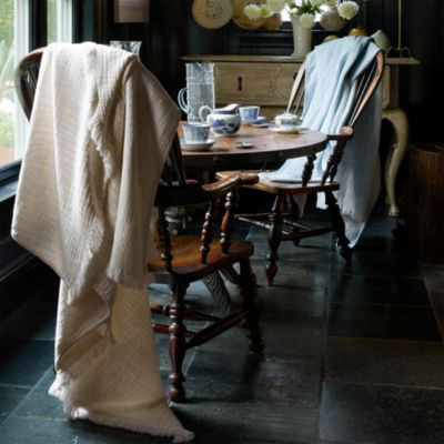 Daasu Zebra Print Stonewashed Cotton Throw