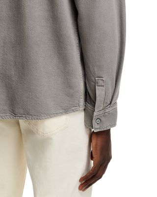 Modern Long Sleeve Button Front Shirt