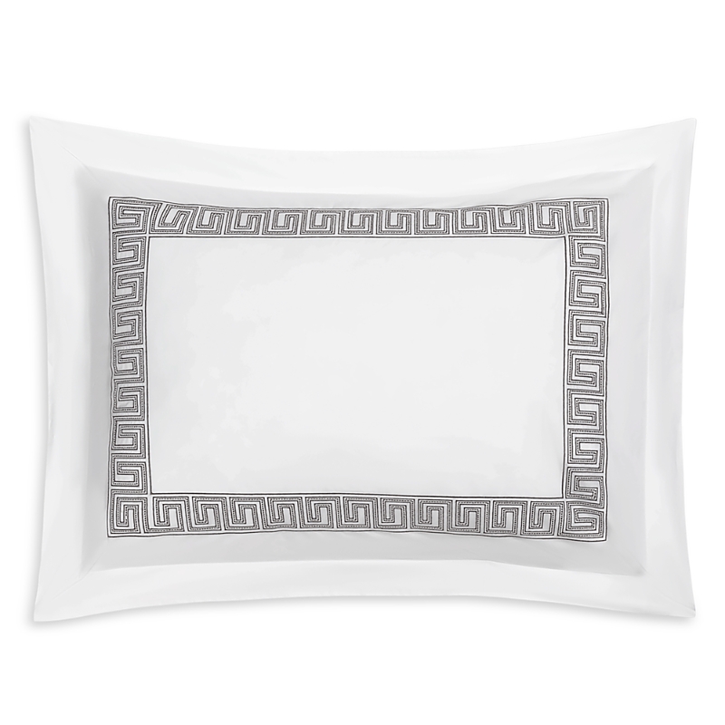 Matouk Ophelia Percale King Sham In Mocha