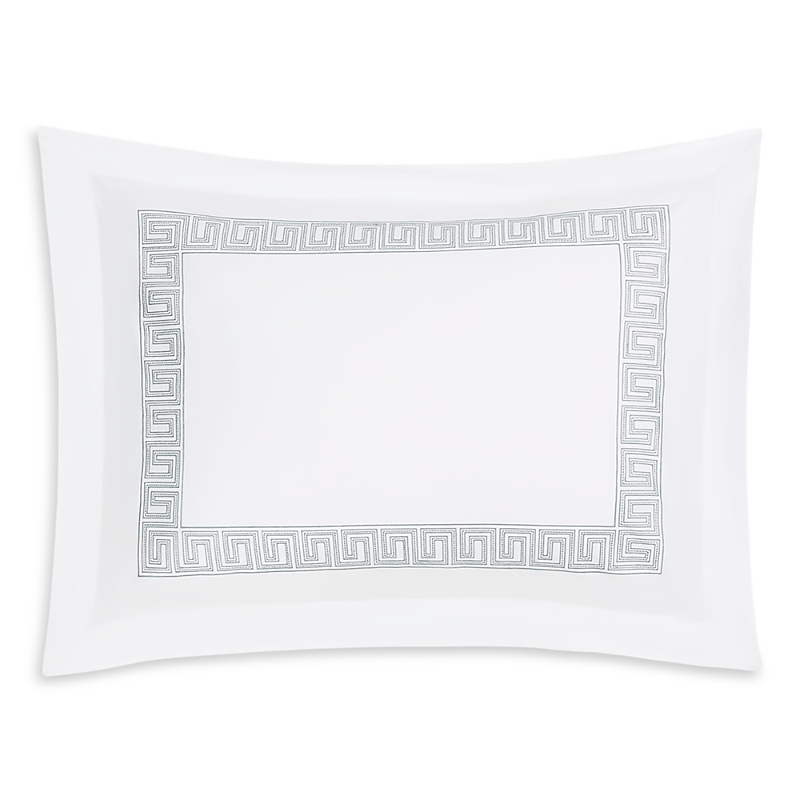 Matouk Ophelia Percale King Sham In Silver