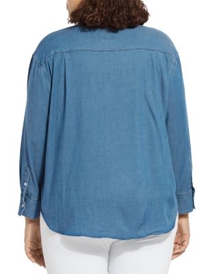 Bay Crop Chambray Shirt