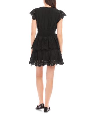 Isla Embroidered Tiered Dress