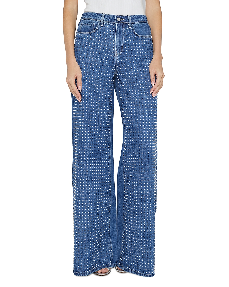 L'Agence Quincy High Rise Wide Leg Jeans