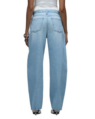 Bailey High Rise Barrel Leg Jeans in Fighter