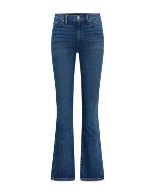 Barbara High Rise Bootcut Crop Jeans in Pleasant
