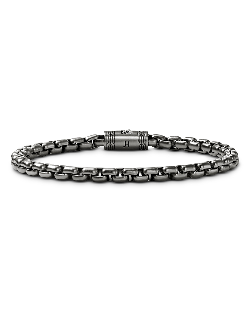 Shop John Hardy Dark Silver Box Chain Bracelet
