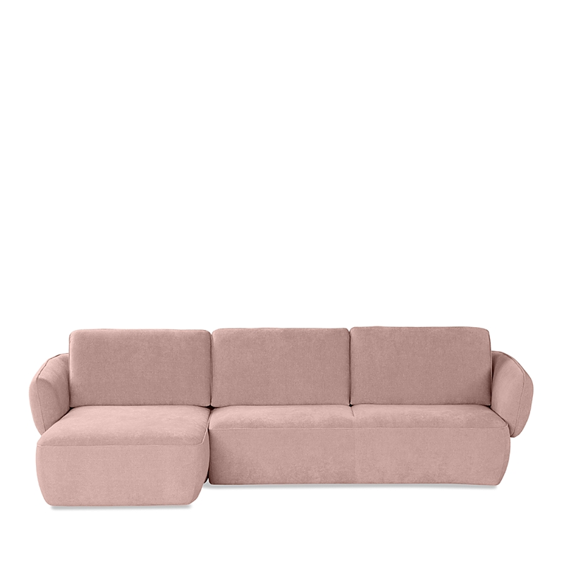 Giuseppe Nicoletti Luna 2 Piece Sectional In Capriccio - Rosa