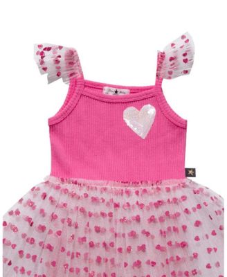 Girls' Heart Tutu Dress - Baby, Little Kid, Big Kid