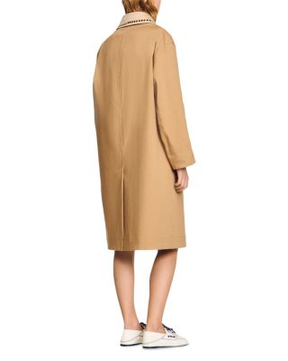 Embellished Trench Coat