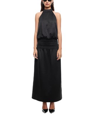 Sylvie Mock Neck Maxi Dress