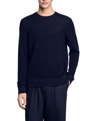 Sandro - Textured Crewneck Sweater