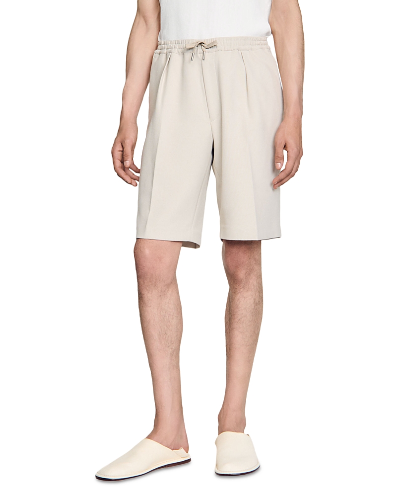 Sandro Jersey Bermuda Shorts
