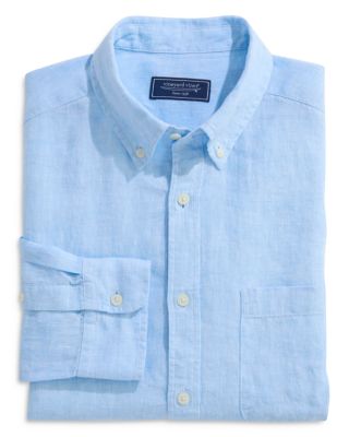 Surfside Regular Fit Button Down Linen Shirt