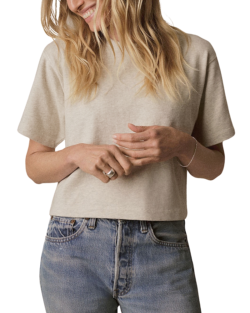 BUCK MASON FIELD SPEC BOYFRIEND CROP TEE
