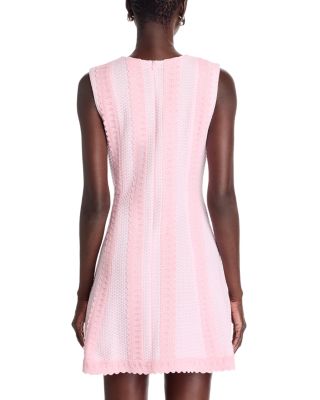 Scalloped Trim Mini Dress