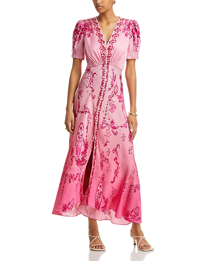 Saloni Lea Silk Dress