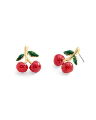 COACH - Cherry Cluster Stud Earrings in Gold Tone
