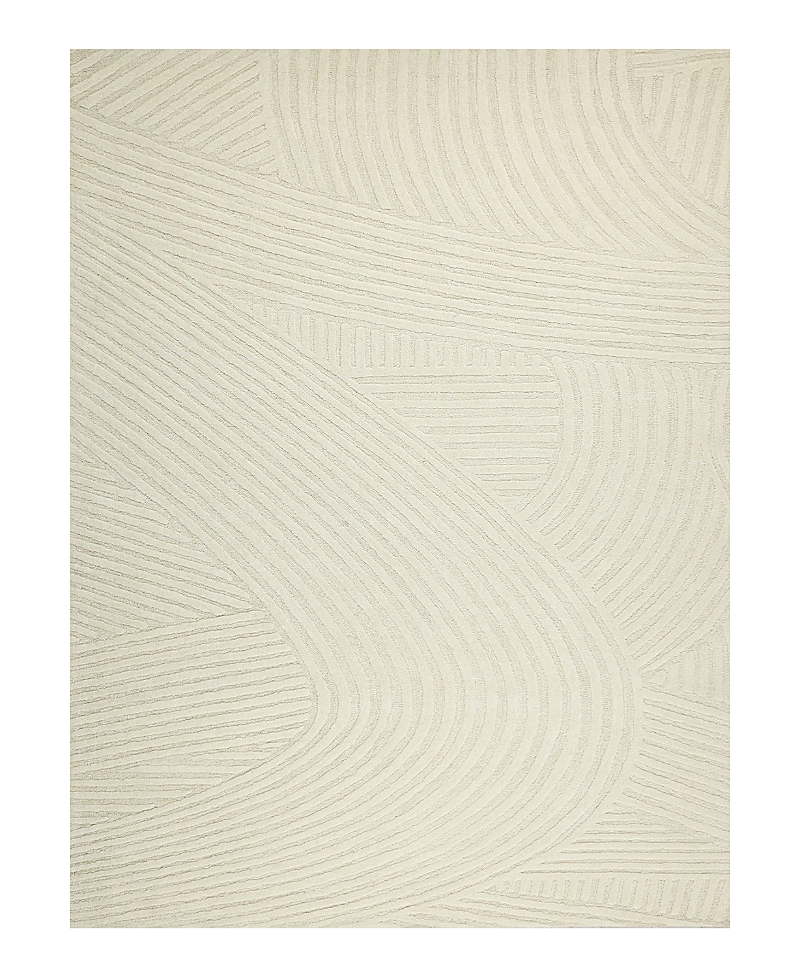 Exquisite Rugs Entro 7182 Area Rug, 6' X 9' In Cream/ivory