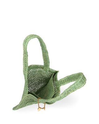 Summer Banana Raffia Tote