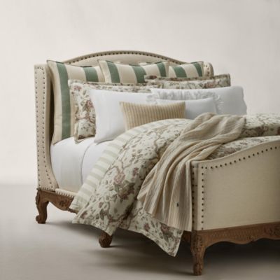 Elsie Reversible Floral Striped Comforter, Full/Queen