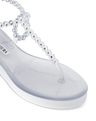 Aquazzura Women's Almost Bare Embellished Sandals