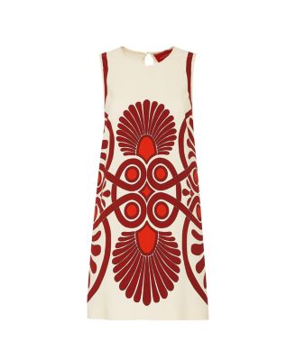 Stretch Placee Medallion Tunic Dress
