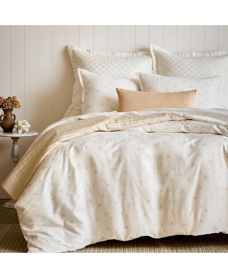 Domani Home Flora Linen 4 Piece Set, Full In Multi Colored