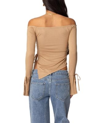 Jeni Asymmetric Off Shoulder Top