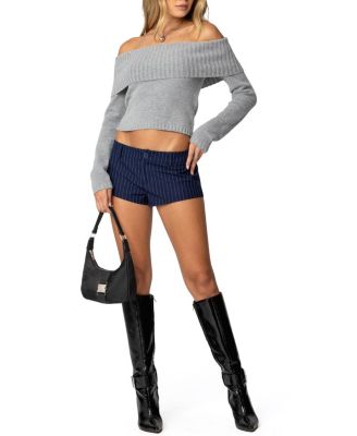 Harrison Pinstripe Micro Shorts