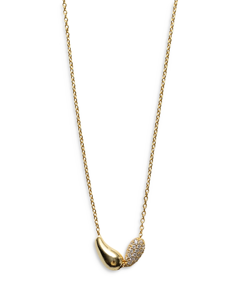 Argento Vivo 18k Gold Plated Sterling Silver Cubic Zirconia