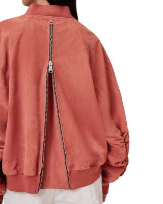 Dana Suede Bomber Jacket