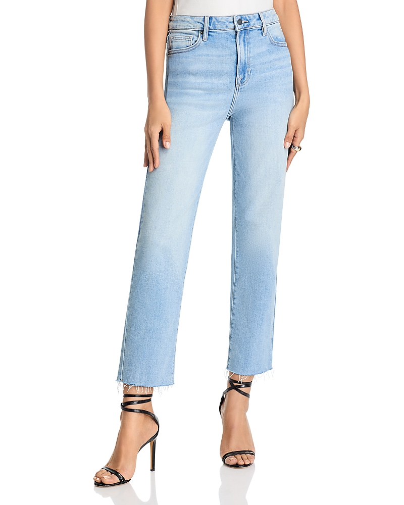 Aqua High Rise Straight Jeans - Exclusive