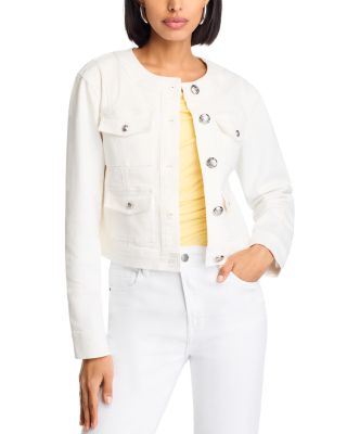 AQUA - Cropped Denim Jacket - Exclusive