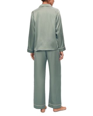 Inez Washable Silk Long Pajama Set
