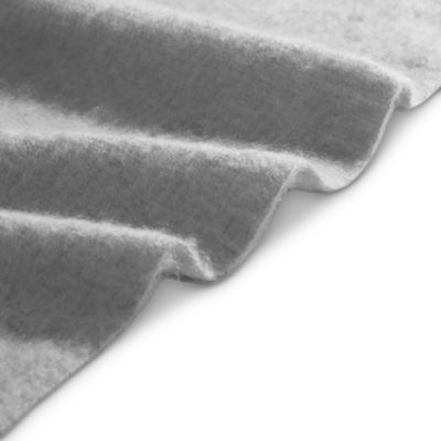 Mohair Solid Throw Blanket, 70"L x 50"W