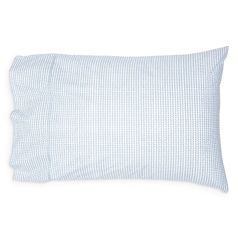 John Robshaw Cinde Print Cotton King Pillowcase, Pair In Light Indigo
