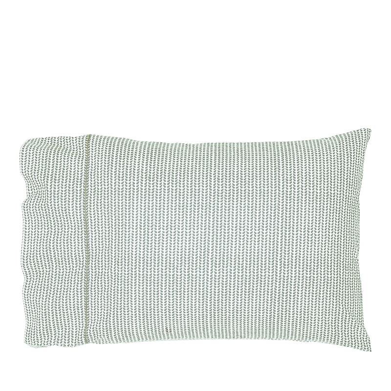 John Robshaw Cinde Print Cotton Standard Pillowcase, Pair In Sage