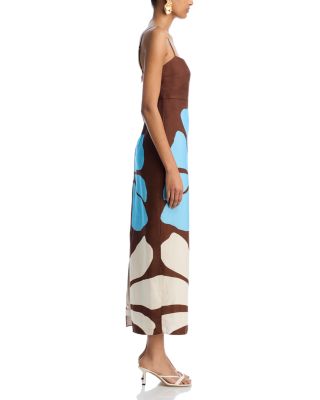 Linen Paloma Floral Graphic Dress - 100% Exclusive