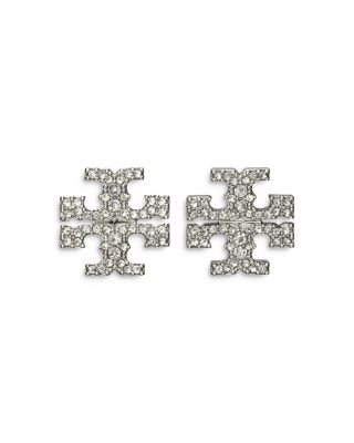 Icon Pav&eacute; Stud Earrings