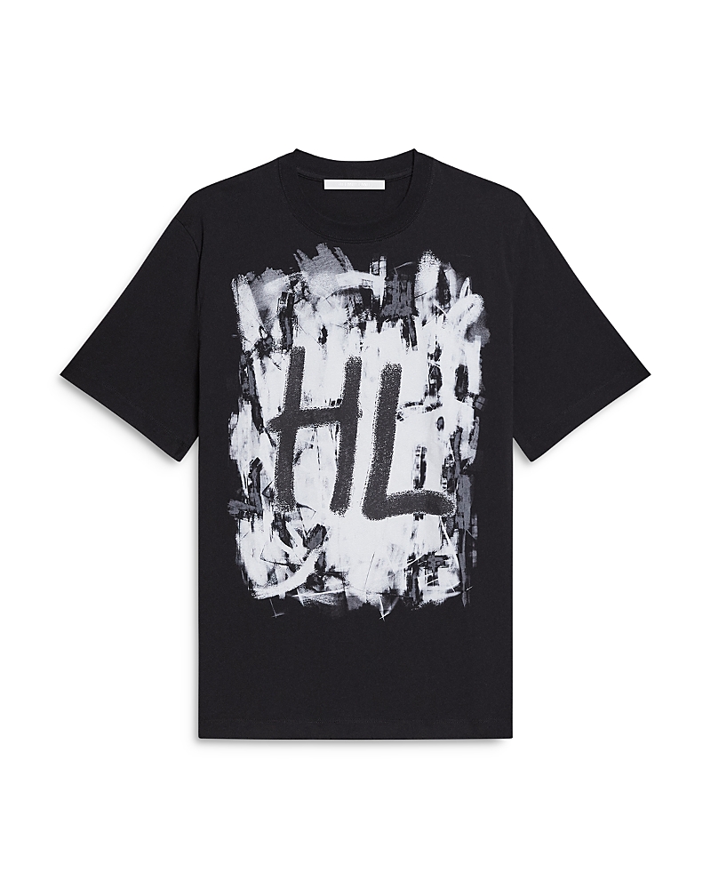 Helmut Lang Scribble T-shirt In Black