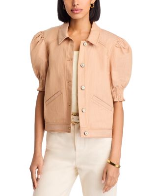 Cinq a Sept Roselyn Puffed Sleeve Jacket